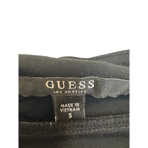 Guess Off-The-Shoulder Navine Dress Black Size S - Picture 5 of 6